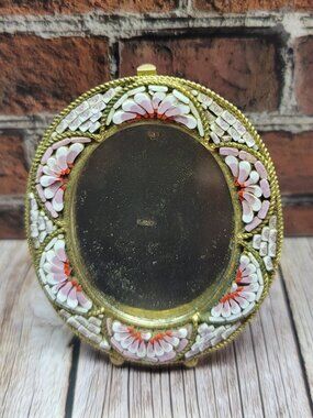 19th Century Italian Micro Mosaic Miniature Photo Frame, Italy
